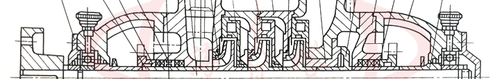 D/DG型卧式多级清水泵结构说明